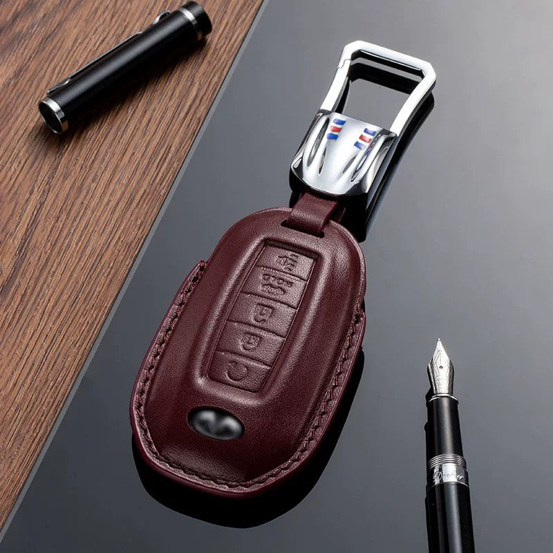 Leather Key Fob Cover for Infiniti (Model A) - T-Carbon Official Store