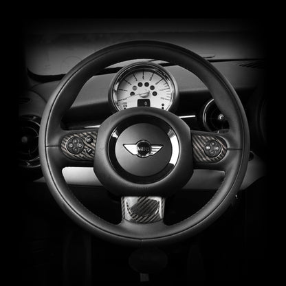 Carbon Fiber Steering Wheel Cover for Mini (Model A: 2006-2015)