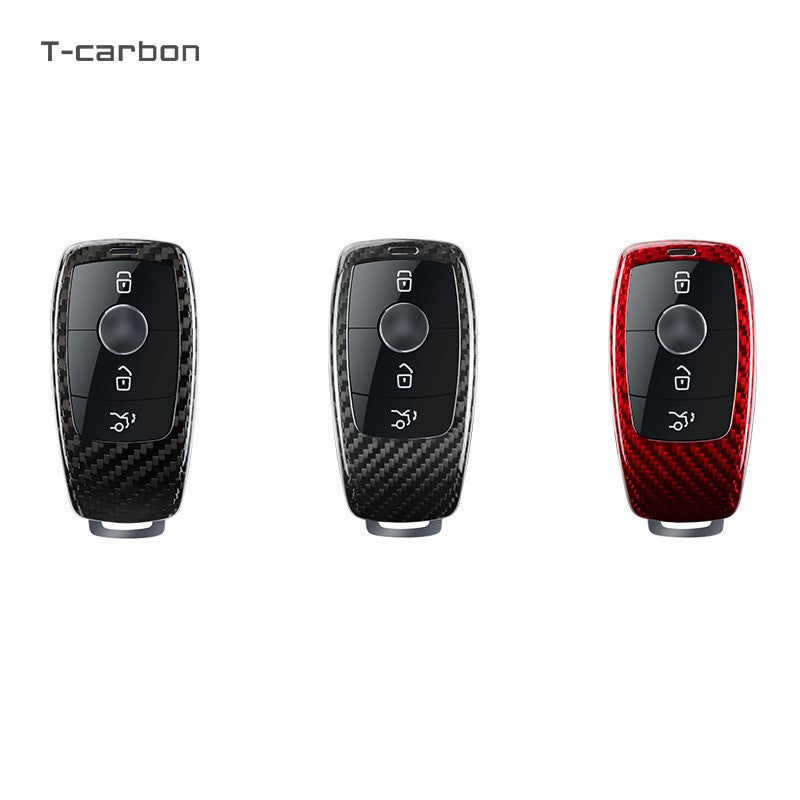Mercedes Benz Carbon Fiber Key Fob Case (Model B) - T-Carbon Official