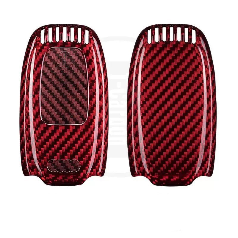 Audi Carbon Fiber Key Fob Case (Model A) - T-Carbon Official