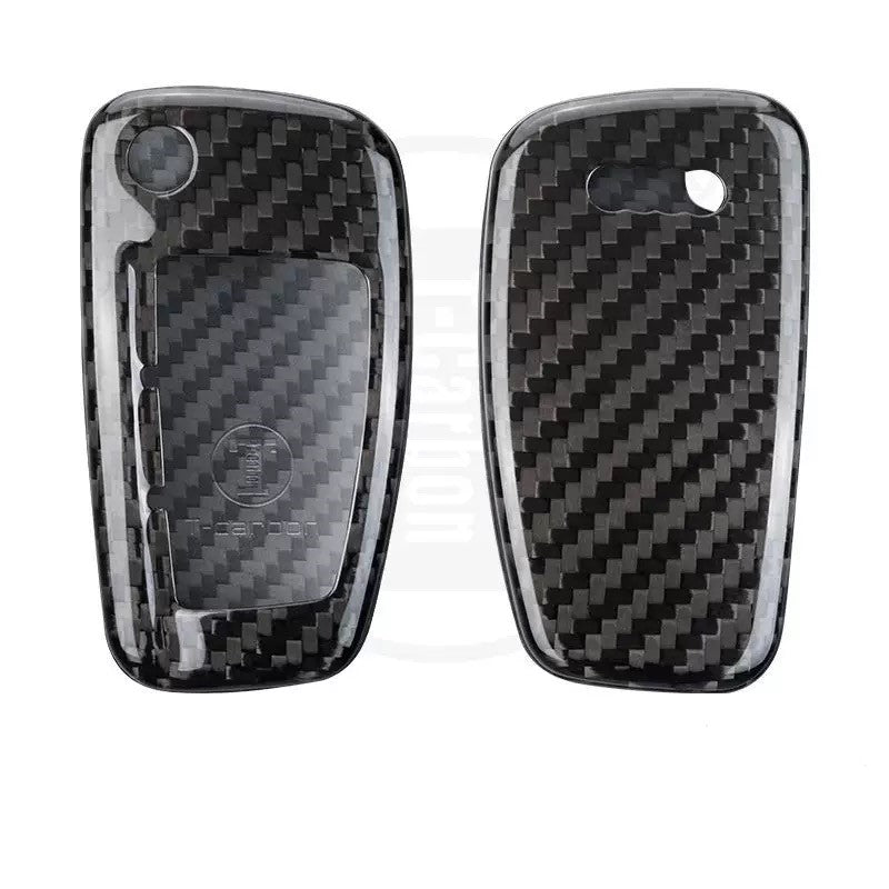 Audi Carbon Fiber Key Fob Case (Model B) - T-Carbon Official