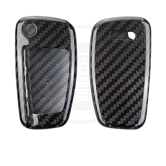 Audi Carbon Fiber Key Fob Case (Model B) - T-Carbon Official