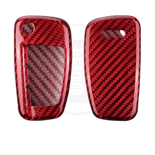 Audi Carbon Fiber Key Fob Case (Model B) - T-Carbon Official