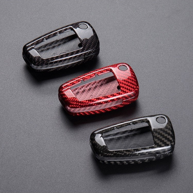 Audi Carbon Fiber Key Fob Case (Model B) - T-Carbon Official