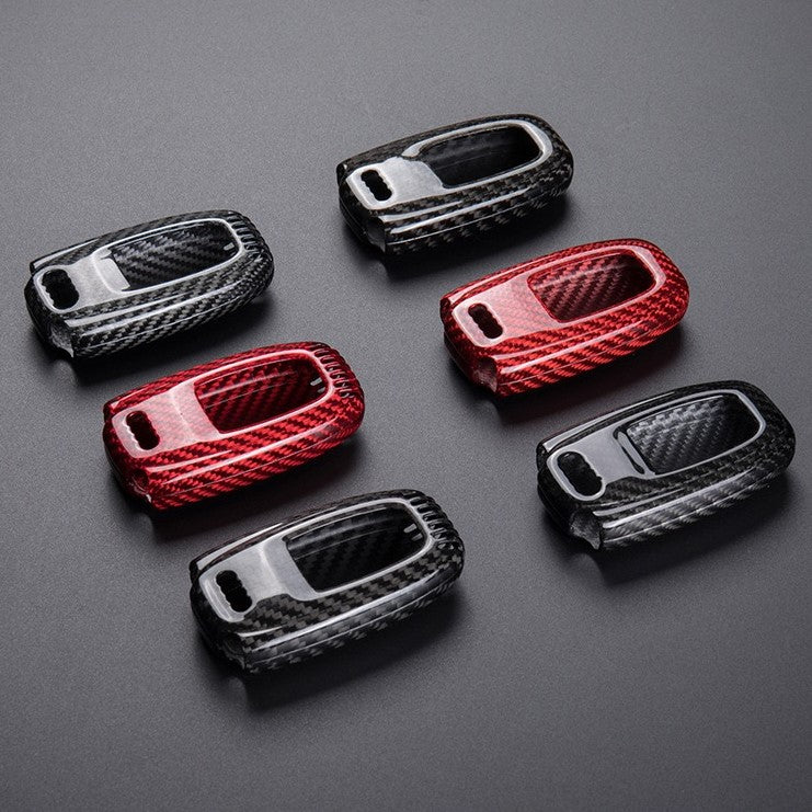 Audi Carbon Fiber Key Fob Case (Model A) - T-Carbon Official