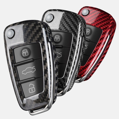 Audi Carbon Fiber Key Fob Case (Model B) - T-Carbon Official