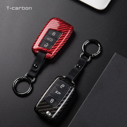 Volkswagen Carbon Fiber Key Fob Case (Model C) - T-Carbon Official