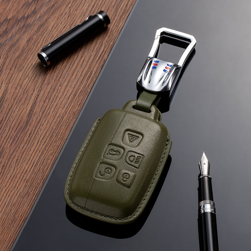Leather Key Fob Cover for Land Rover Range Rover (Model A) - T-Carbon Official Store