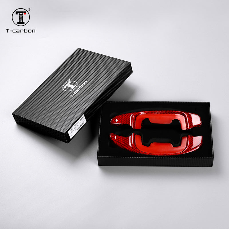 T-Carbon for Mercedes Benz AMG Carbon Fiber Paddle Shifters (Model C: 2021 onwards)