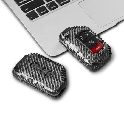 T-Carbon for Jeep Carbon Fiber Key Fob Case (Model C)