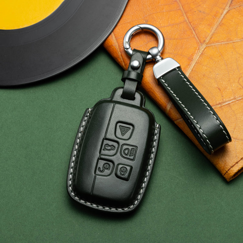 Exclusive Leather Key Fob Cover for Land Rover Range Rover (Model A)