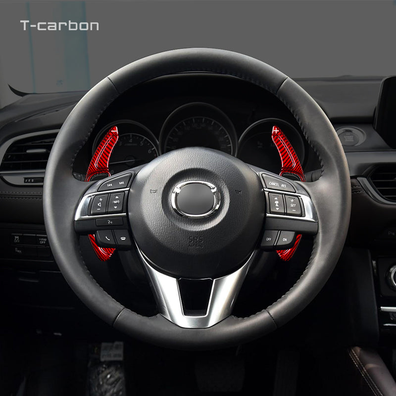 T-Carbon for Mazda Carbon Fiber Paddle Shifters (Model A: 2014-2018) - T-Carbon Official Store