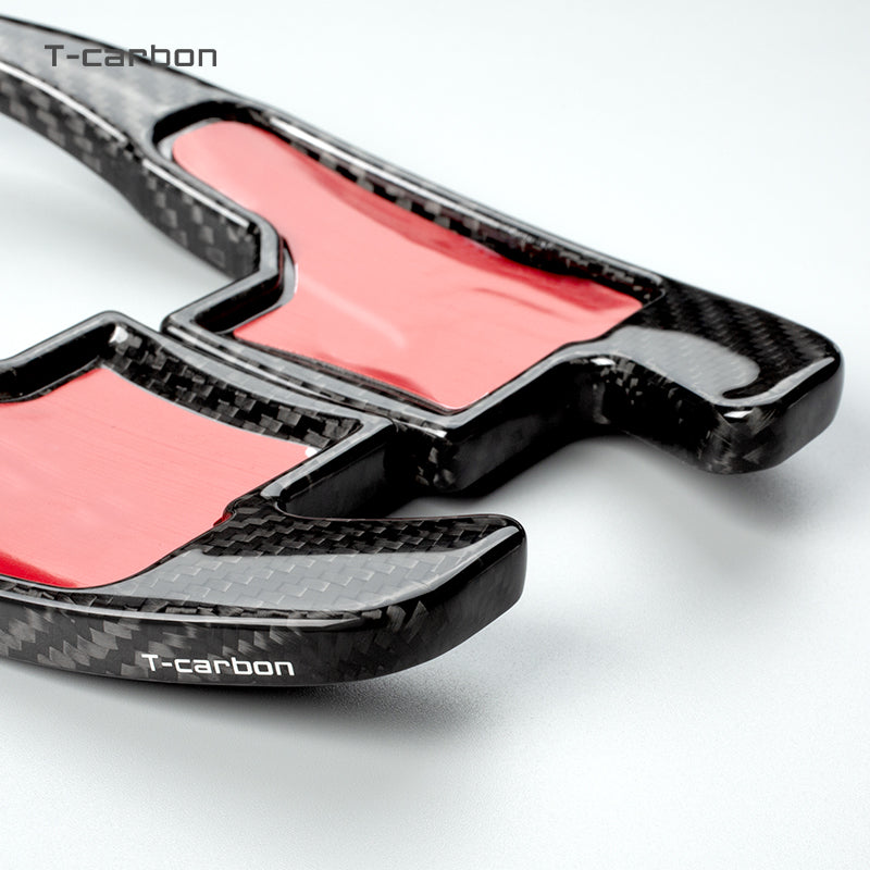 T-Carbon for Ford Mustang Carbon Fiber Paddle Shifters (Model B: 2015-2017) - T-Carbon Official Store