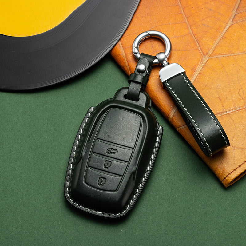 Exclusive Leather Key Fob Cover for Toyota (Model B)
