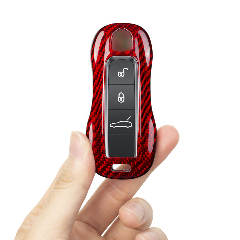 T-Carbon for Porsche Carbon Fiber Key Fob Case (Model C) - T-Carbon Official Store