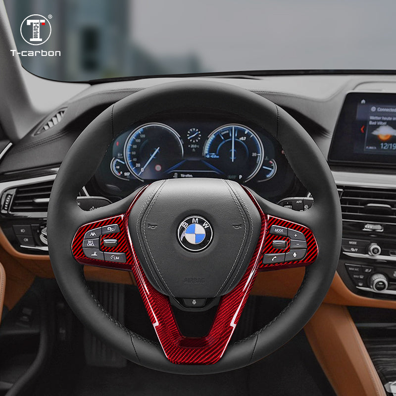 T-Carbon for BMW Carbon Fiber Steering Wheel Cover (Model C: 2018-2021) - T-Carbon Official Store