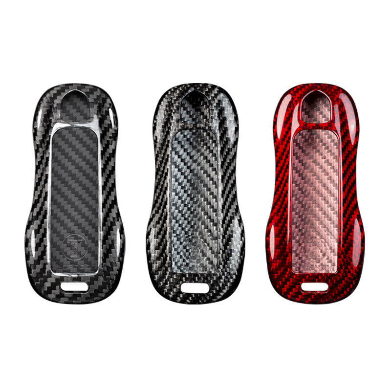 T-Carbon for Porsche Carbon Fiber Key Fob Case (Model C) - T-Carbon Official Store
