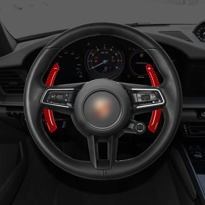 T-Carbon for Porsche Carbon Fiber Paddle Shifters Replacement (Model A: 2021 Onwards)