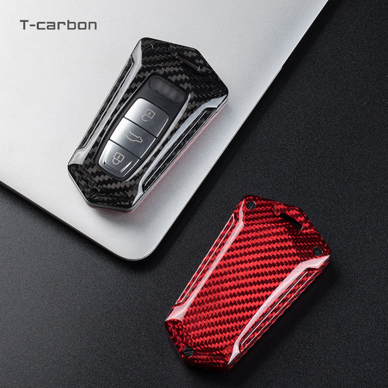 T-Carbon for Audi Carbon Fiber Transformers Key Fob Case (Model D) - T-Carbon Official Store