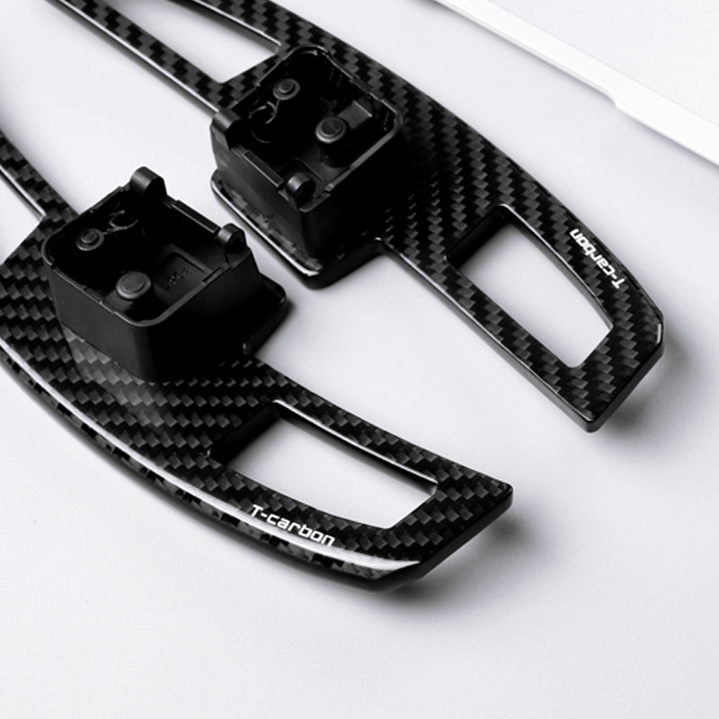 T-Carbon for Audi Carbon Fiber Paddle Shifters Replacement (Model A)