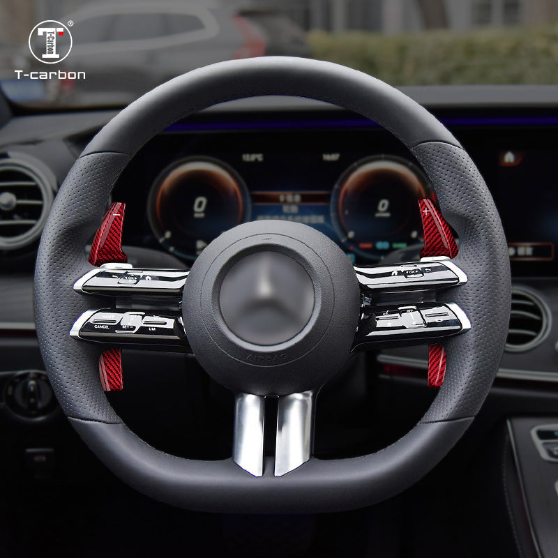 T-Carbon for Mercedes Benz Carbon Fiber Paddle Shifters (Model C: 2021) - T-Carbon Official Store
