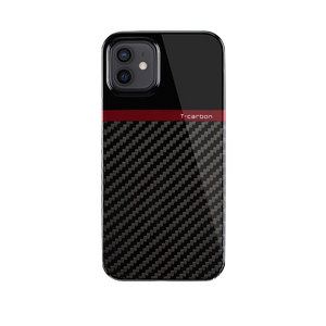 T-Carbon Accessories Carbon Fiber Iphone Case (Iphone 12) 이미지를 슬라이드 쇼에서 열기
