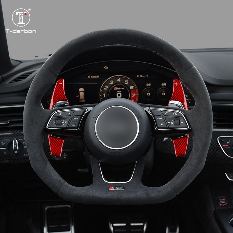 T-Carbon for Audi Carbon Fiber Paddle Shifters (Model E: 2018 onwards) - T-Carbon Official Store