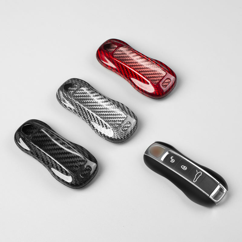 T-Carbon for Porsche Carbon Fiber Key Fob Case (Model C) - T-Carbon Official Store