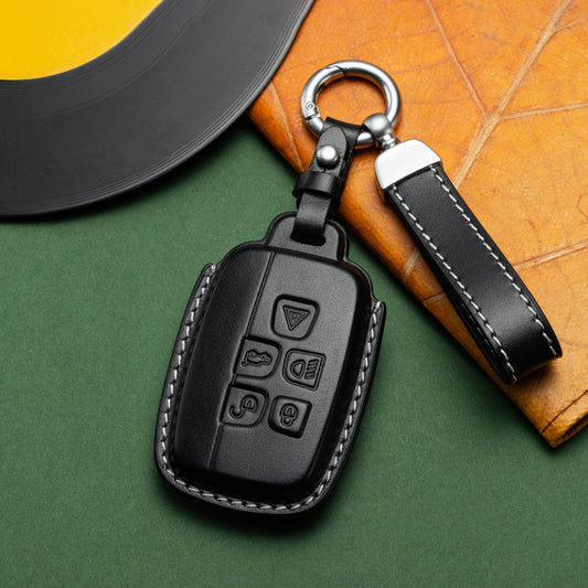Exclusive Leather Key Fob Cover for Land Rover Range Rover (Model A)