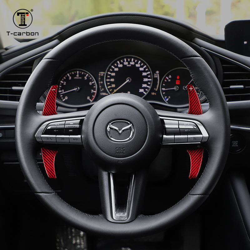 T-Carbon for Mazda Carbon Fiber Paddle Shifters (Model B: 2019-2021) - T-Carbon Official Store