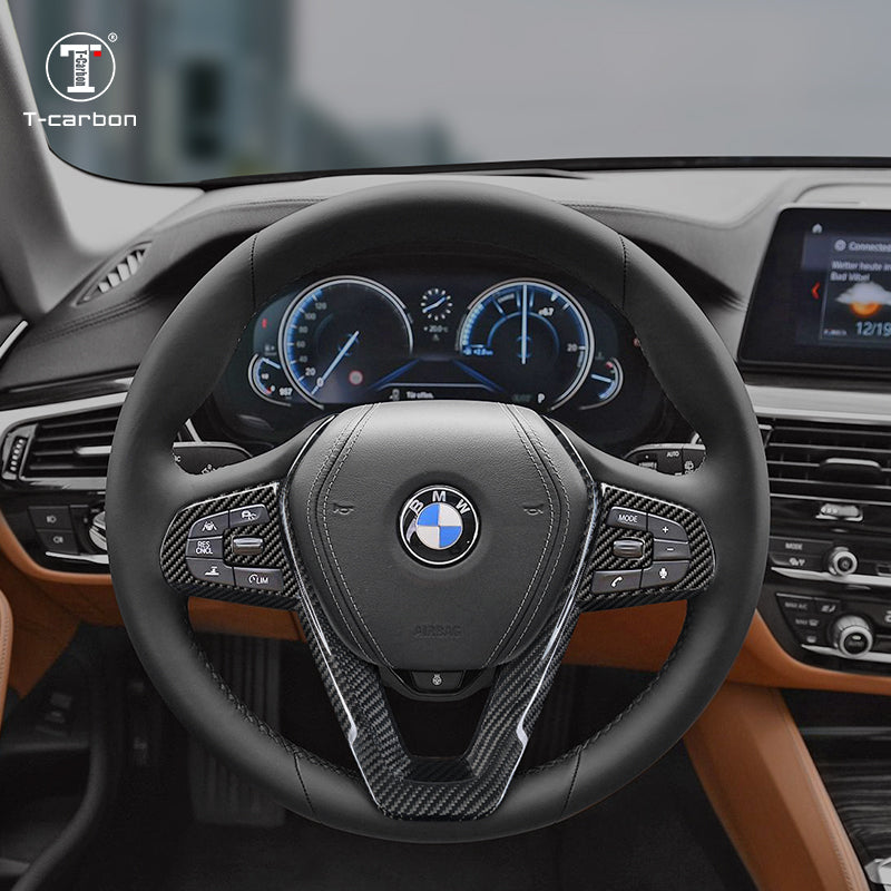 T-Carbon for BMW Carbon Fiber Steering Wheel Cover (Model C: 2018-2021) - T-Carbon Official Store