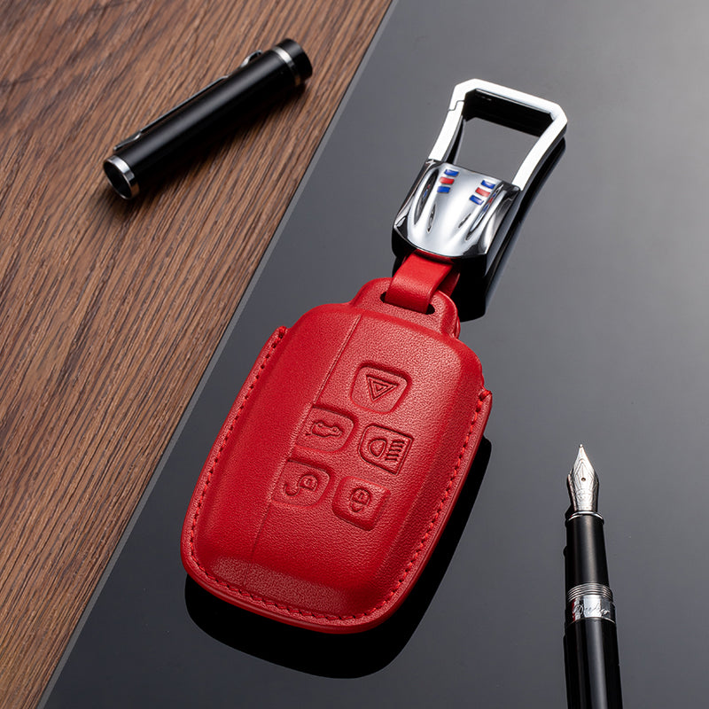 Leather Key Fob Cover for Land Rover Range Rover (Model A) - T-Carbon Official Store