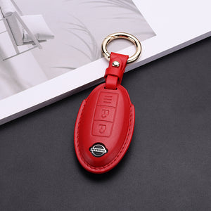 Open image in slideshow, Nissan Pastel Leather Key Fob Cover (Model A)
