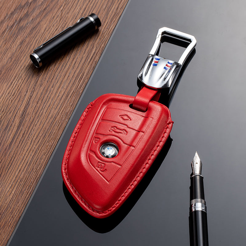 Leather Key Fob Cover for BMW (Model B) - T-Carbon Official Store