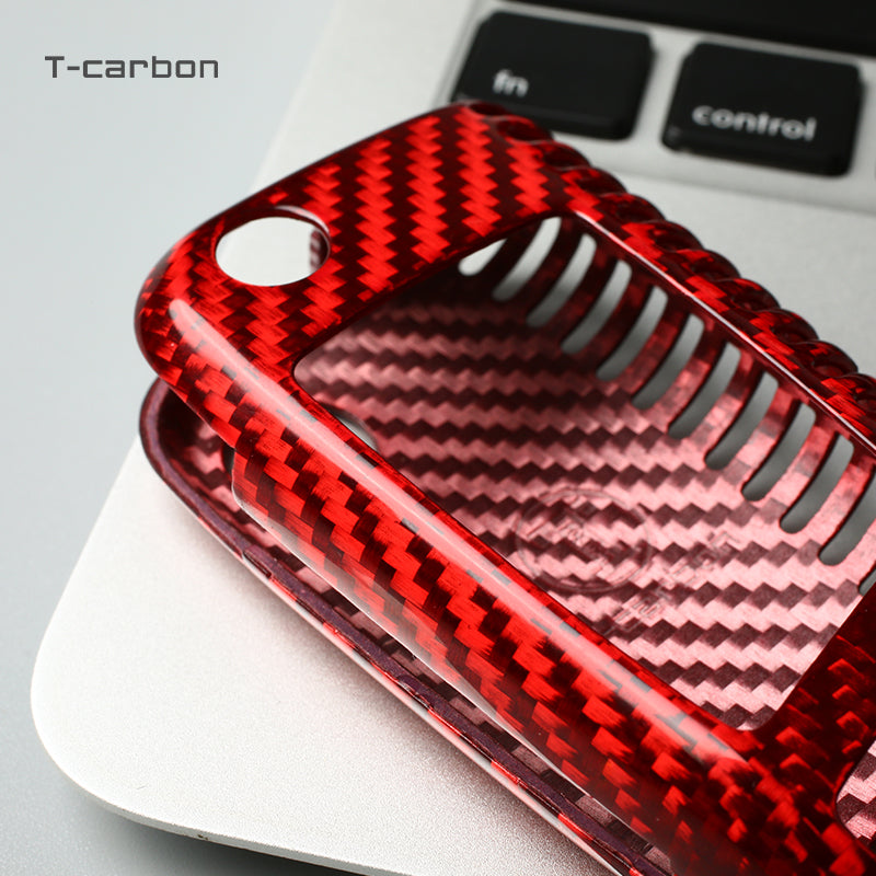 T-Carbon for Volkswagen Carbon Fiber Key Fob Case (Model G)