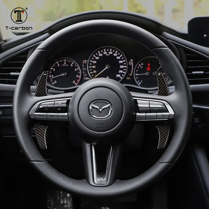 T-Carbon for Mazda Carbon Fiber Paddle Shifters (Model B: 2019-2021) - T-Carbon Official Store
