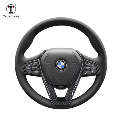 T-Carbon for BMW Carbon Fiber Steering Wheel Cover (Model C: 2018-2021) - T-Carbon Official Store