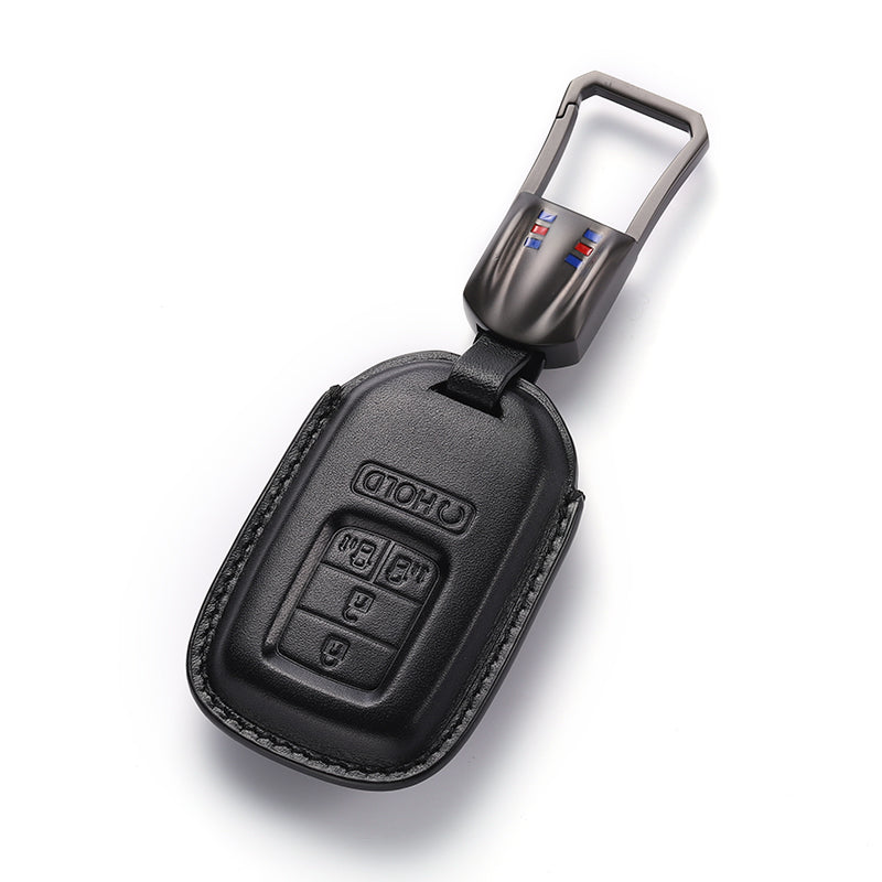 Leather Key Fob Cover for Honda (Model C) - T-Carbon Official Store