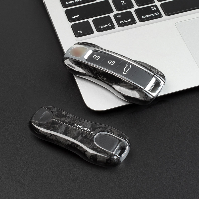 T-Carbon for Porsche Carbon Fiber Key Fob Case (Model C) - T-Carbon Official Store