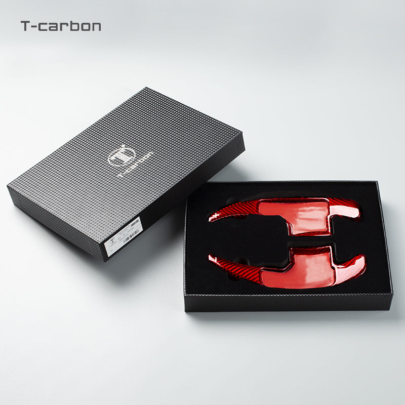 T-Carbon for Ford Mustang Carbon Fiber Paddle Shifters (Model B: 2015-2017) - T-Carbon Official Store