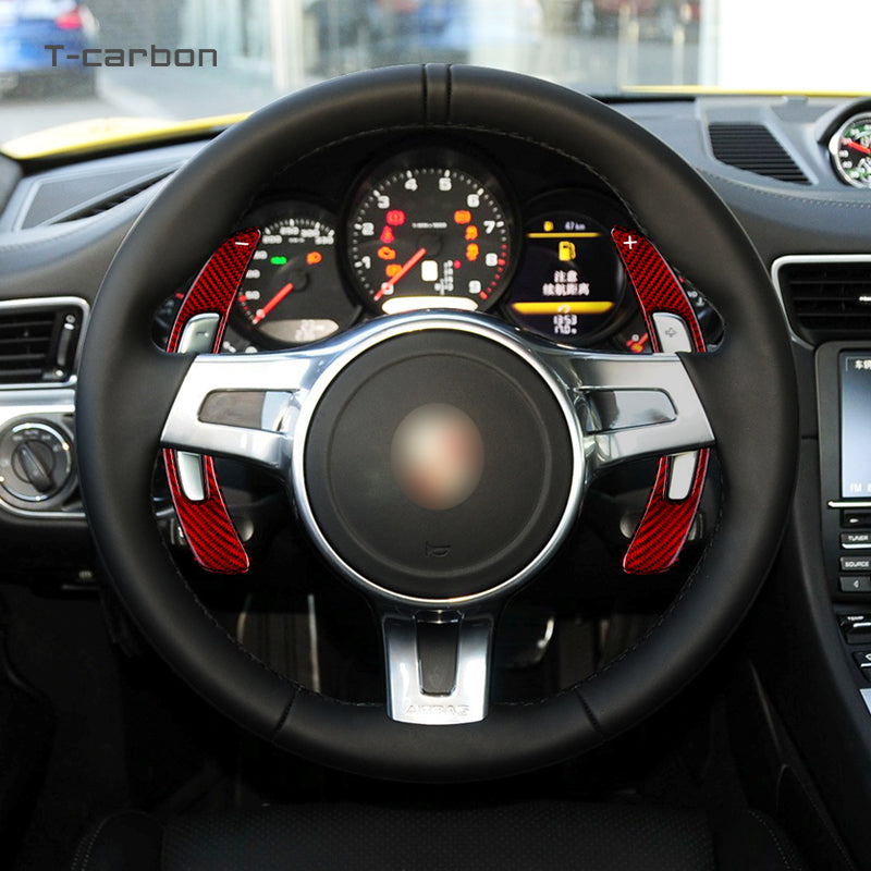 T-Carbon for Porsche Carbon Fiber Paddle Shifters (Model A: 2013-2016) - T-Carbon Official Store