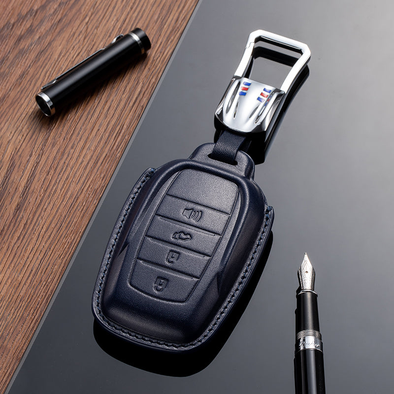 Leather Key Fob Cover for Toyota (Model B)