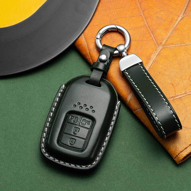 Exclusive Leather Key Fob Cover for Honda (Model C)