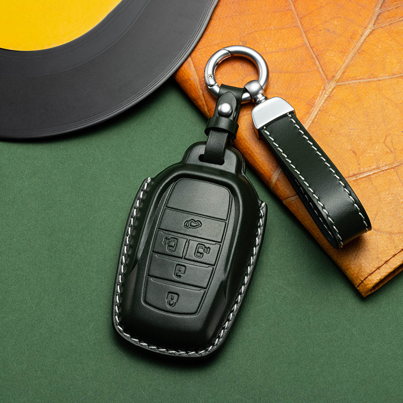 Exclusive Leather Key Fob Cover for Toyota (Model B)