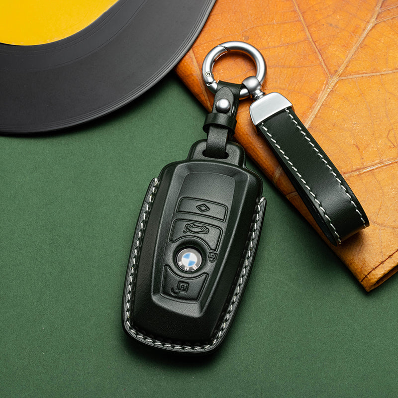 Exclusive Leather Key Fob Cover for BMW (Model A)
