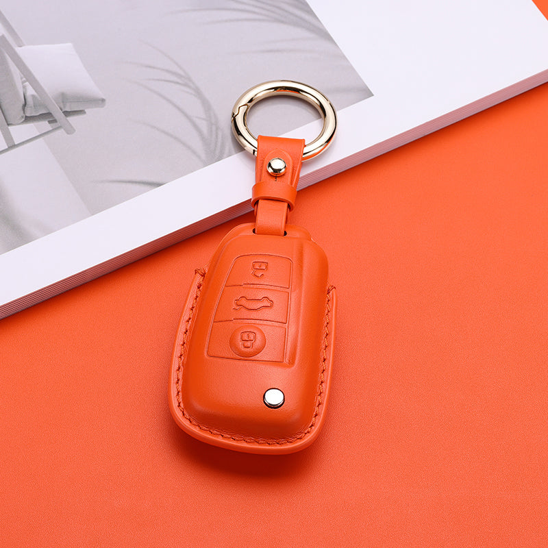 Pastel Leather Key Fob Cover Audi (Model B)