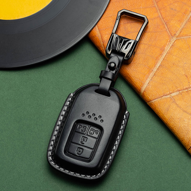 Exclusive Leather Key Fob Cover for Honda (Model C)