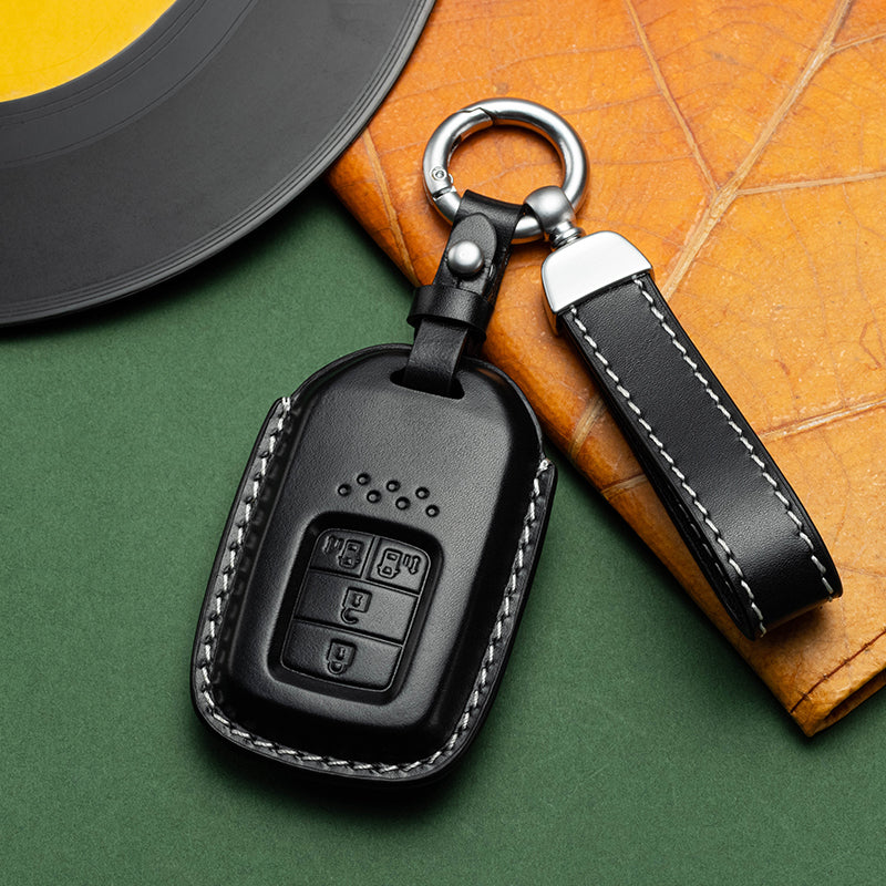 Exclusive Leather Key Fob Cover for Honda (Model C)