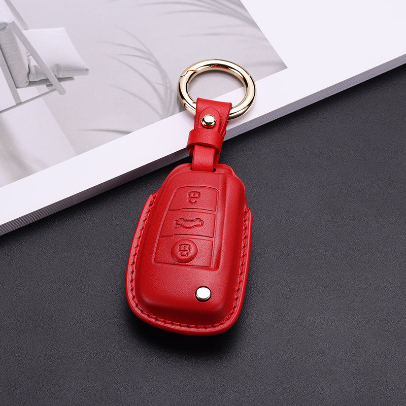 Pastel Leather Key Fob Cover Audi (Model B)