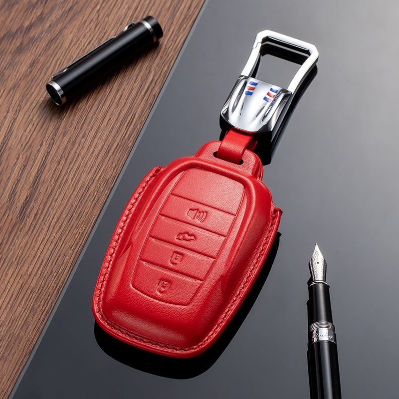 Leather Key Fob Cover for Toyota (Model B)
